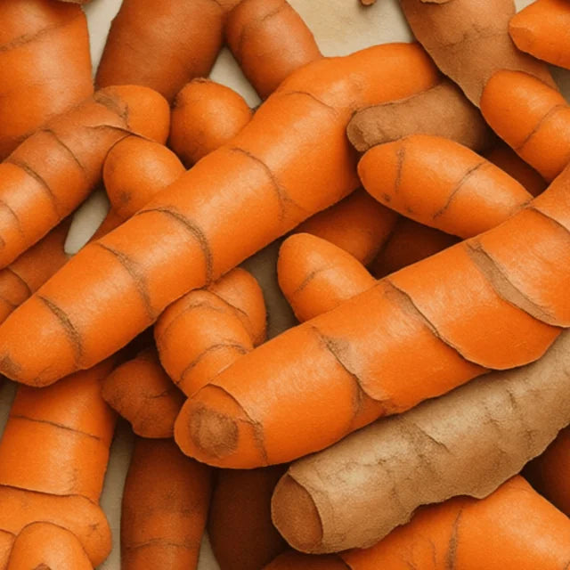 Fresh turmeric root
