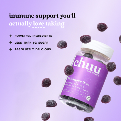 Elderberry & Echinacea Immunity Gummies | 99% Sugar Free