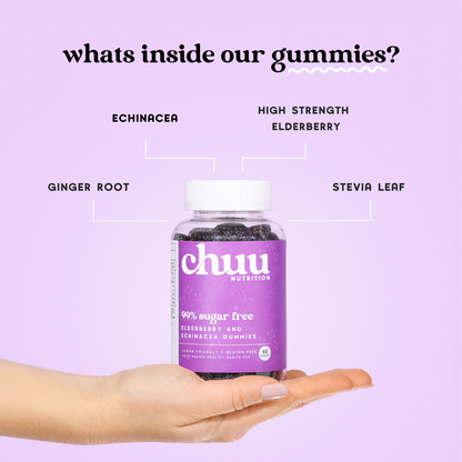 Elderberry & Echinacea Immunity Gummies | 99% Sugar Free
